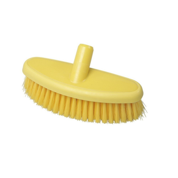 24104-7 Щетка овальная для мытья стен с водоподачей, fbk,цв.оранж, 265*90мм, 0,5 кг