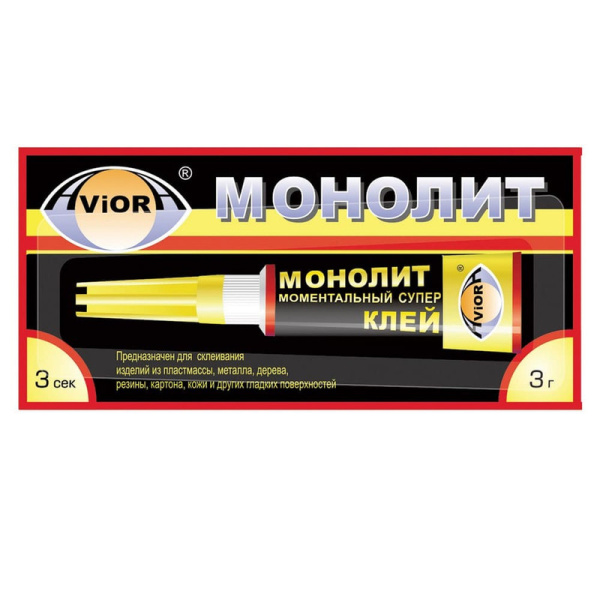 600181 Aviora, Клей моментальный монолит 3 г