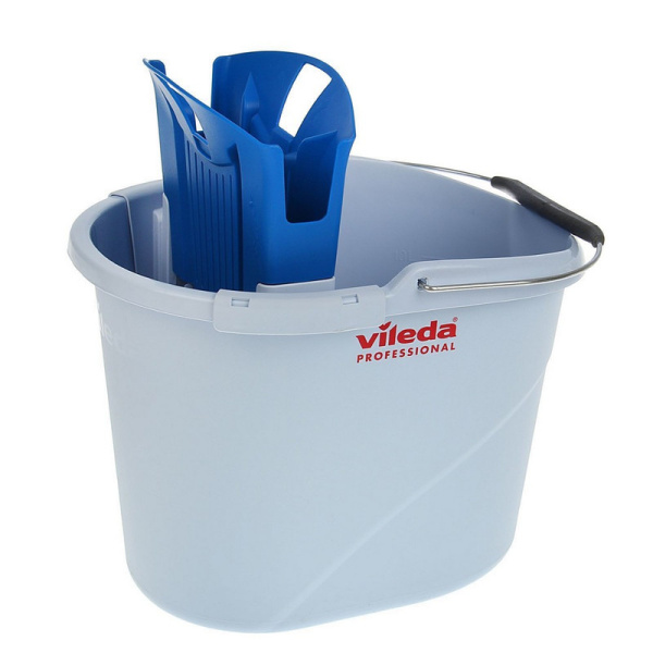 129686 Ведро с отжимом Виледа УльтраСпид Мини 10 л, синий/ 1