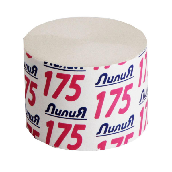 1241 Лилия, Бумага туалетная бытовая, 1 слой, без втулки, 175м (24 рул в упаковке)