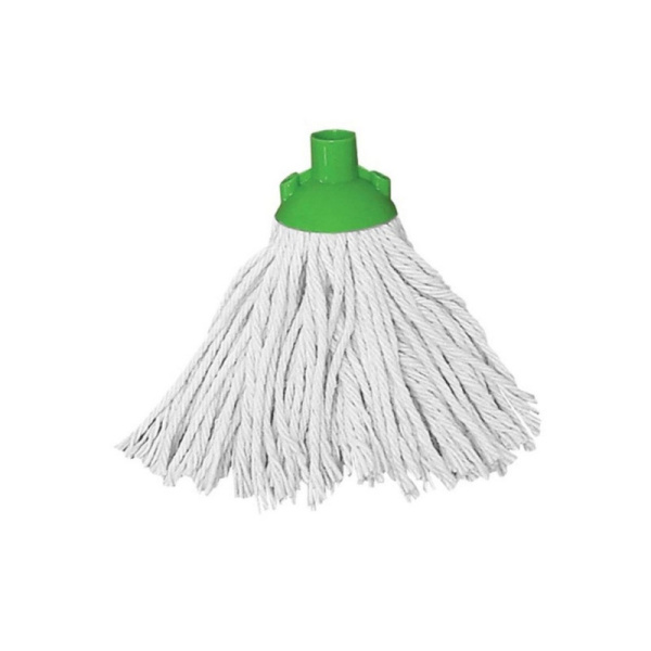 602584 Насадка моп веревочная для швабры, крепление еврорезьба, хлопок, ворс 24см, 130г, idea, м4512