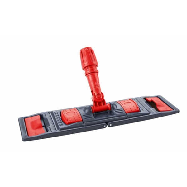 IT-0469 Держатель(флаундер) мопов grass 40*10 см крепл. карман/язык серый