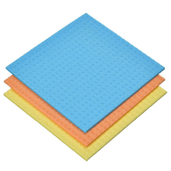 20167 Салфетка губчатая 15*16 (3шт в уп) ToMoS