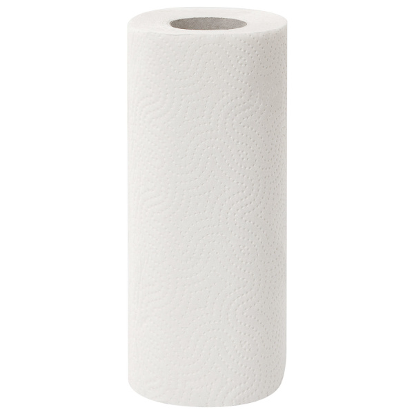 126906 Laima, Полотенце бумажное в рулоне бытовой 22х23 см, 2 слоя цвет белый