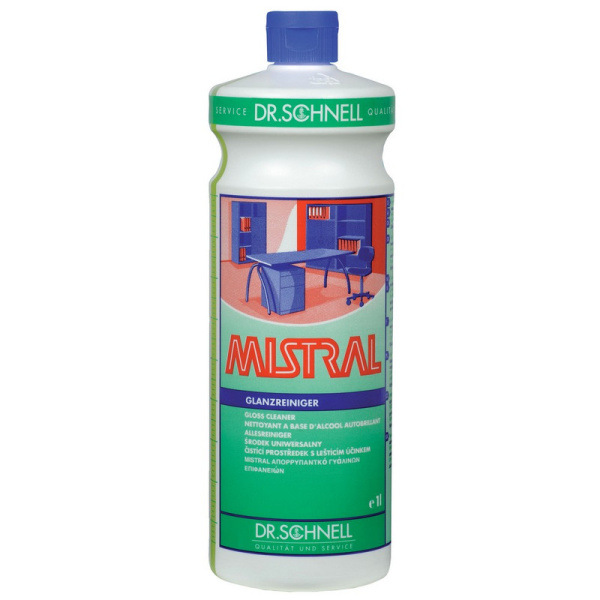 529881 Dr.Shnell, Mistral quick dry, Нейтральное средство для мытья поверхностей 10л,