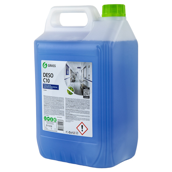 125191 Grass, Grass deso С10, Средство для чистки и дезинфекции, уровень ph 8, 5кг