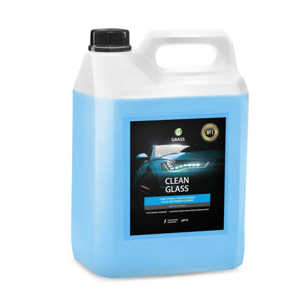 133101 Grass, Grass "clean glass", Средство для мытья стекол и зеркал (голубая лагуна), 5 кг