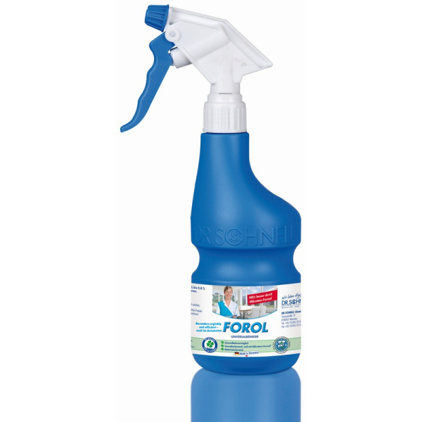 143469/ 80082 Vileda Professional, Спрей-бутылочка с мерной шкалой 600 мл, цвет синий (1 в упаковке)