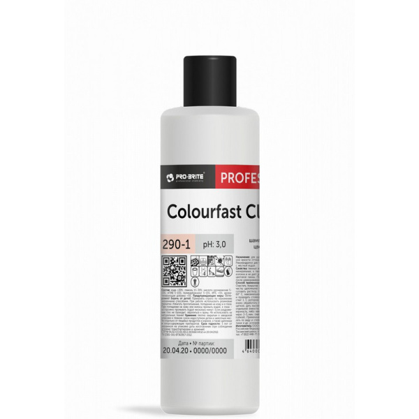 290-1 Pro-Brite Colourfast Cleaner 1л Шампунь для чистки цветной обивки Ph 3 /10