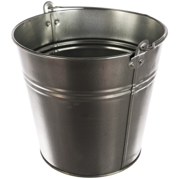 Ведро оцинкованное 12 литров для непищевых продуктов и холодной воды