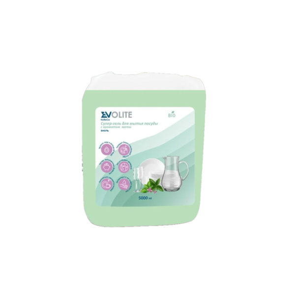 316-5 Evolite HoReCa, Биоль, Мята, Средство для ручного мытья посуды, 5л