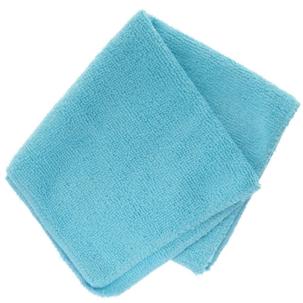 БП-00000654 Салфетка микрофибра 220гр/м2 29*29см цв. голубой