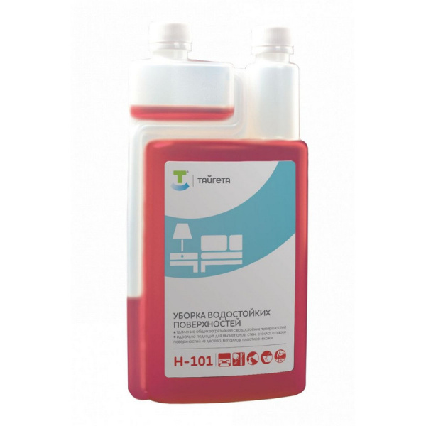 H-101 (1л SL) Тайгета 1 л. нейтральное ср-во для мытья поверх-тей концентрат (пол, стекло, дерево)