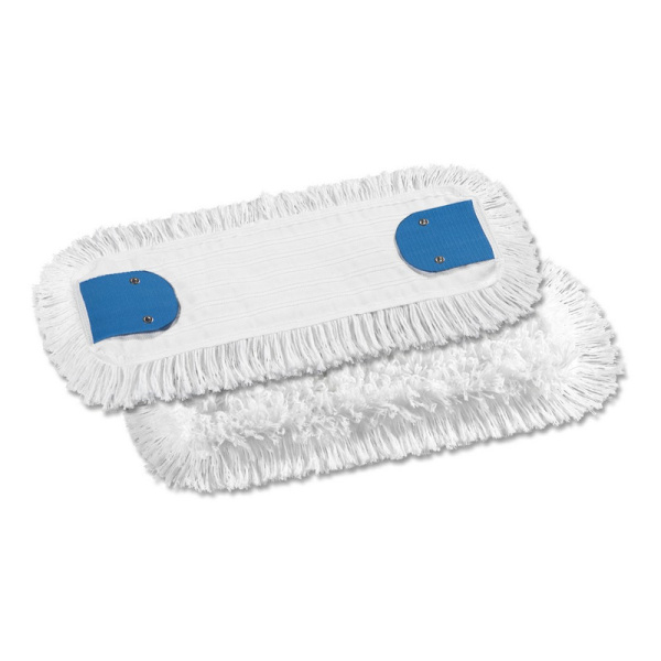 00000547 Моп TTS с держателями 40*13см, цвет белый ПЭФ70% ХБ30% 