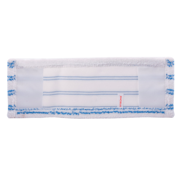 603118 Моп 40 см. лайма микроабразив, микрофибра крепл. карманы цв. комби(белый/синий) 603118