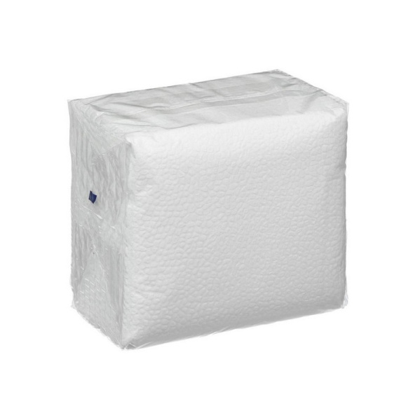 Альфа, Салфетки сервировочные 100 л, в пачке, 1 слой, 24х24 см, цвет белый