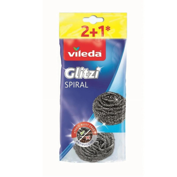 100788 Очищающая спираль Виледа Инокс, 60г, металл (10 шт в уп) /50