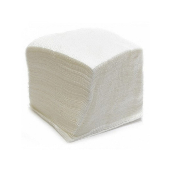 00000000060 Zefir, Салфетки, 90 штук, однослойные, белые