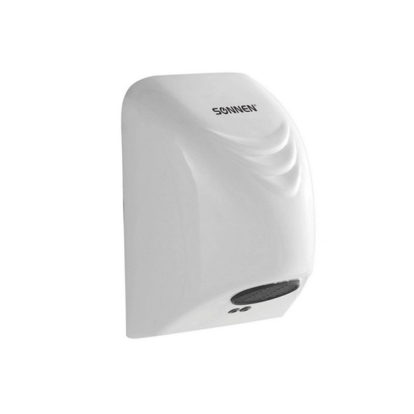 HD-988 Sonnen, Сушилка для рук пластиковый корпус, цвет белый 850Вт