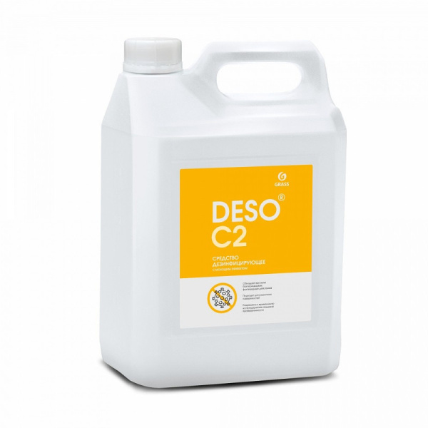 125585 Grass, DESO C2, Средство дезинфицирущее на основе ЧАС, 5 л, (нов, арт 550066)