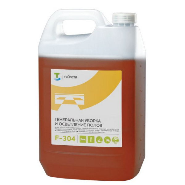 F-304 (5л) Тайгета 5л. средство для мытья пола низкопенное щелочное