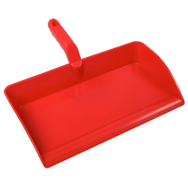 80301-3  Совок для мусора FBK 300*310мм цв.красный большой, ручной 