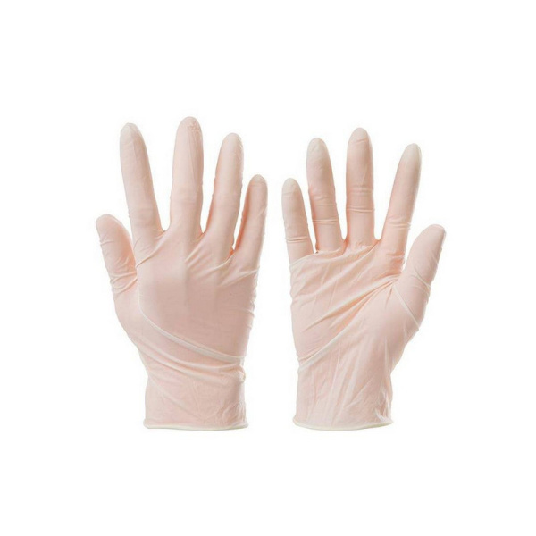 430075о Wally Plastic, Перчатки виниловые неопудренные 100 штук, в коробке (50пар) размер L цвет прозрачный