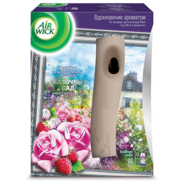 601838 Airwick, Life Scents Сказочный сад, набор диспенсер + освежитель воздуха 250 мл