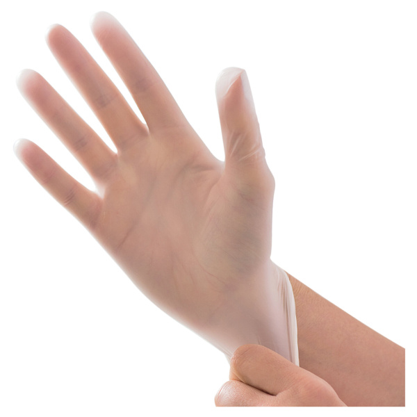 402-673 Aviora, Перчатки винил, одноразовые, 100 штук, в коробке (50 пар) размер XL