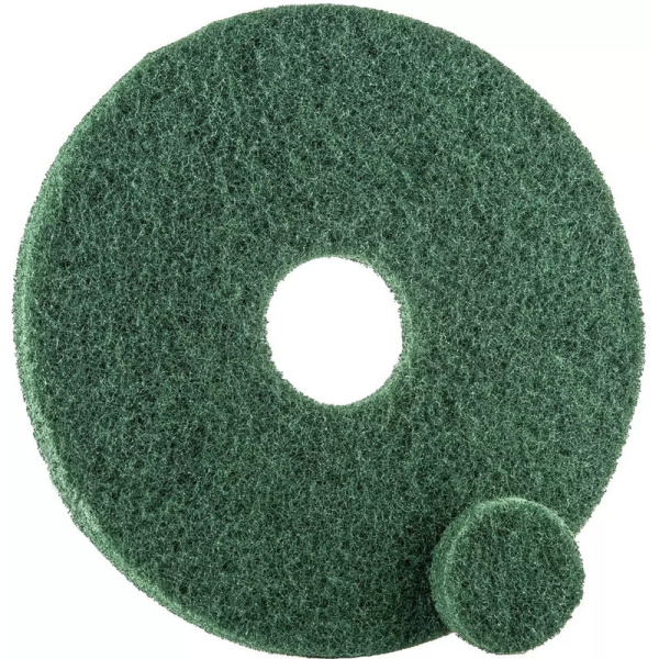 00-00000354 Пад 17дюйм полиэстеровый  цв.зеленый (абразив)