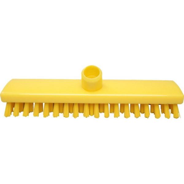 231534 Щетка скраб fbk для плинтусов и размывания присохш.грязи, жестк.ворс цв.желтый, 300*60 мм
