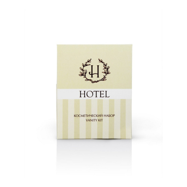 CH0030 Косметический набор в картоне, 3 ват.пал 2 ват.диска hotel / 400