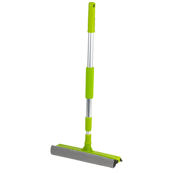 603613  Система для мытья окон(стекломой) ЛЮБАША алюмин телескоп. ручка 50-90см   (стяжка, губка, ру