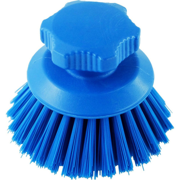 1310-3 Круглая ручная щётка Ø90x125, ворс 50 мм жесткий ворс, синяя