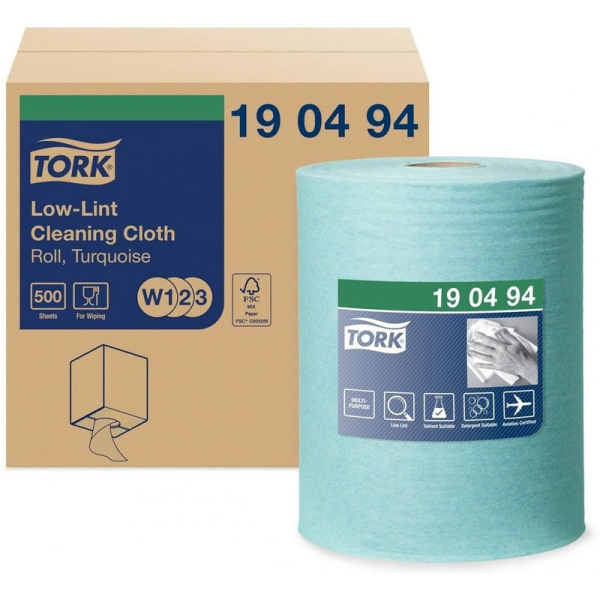 ВЫВОД 190494  Нетканный материал в рулоне  180 м. цв. голубой 36х27,5 см (ДхШ) совм. с W1/W2/W3 500 л. в р