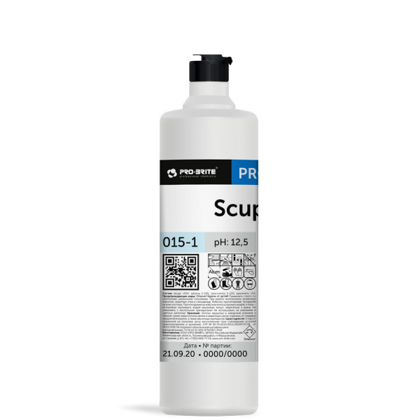 015-1 Pro-Brite, Pro-Brite scupper, Средство для чистки труб щелочное 1 л, (гель)
