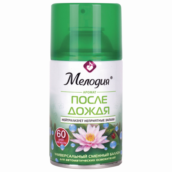 605227 Мелодия, После дождя, Освежитель воздуха для диспенсеров 250 мл