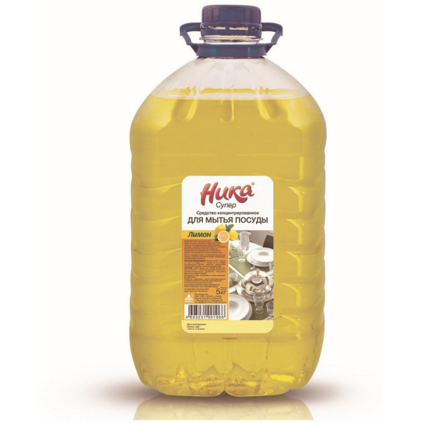 Ника, Супер, Средство для мытья посуды концентрат 5кг