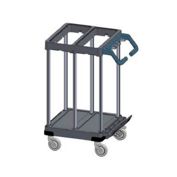 534526 База C Виледа для тележки Ориго 2, 77,5*59,5*109,5 см, серый /1