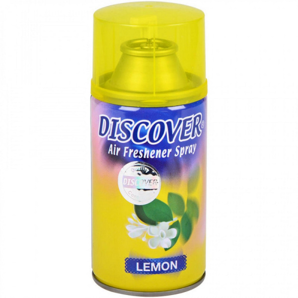 Discover, Lemon, Освежитель воздуха для диспенсеров, 320 мл