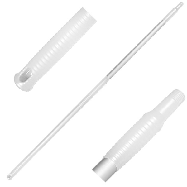 81303 Телескопическая алюминиевая рукоятка 1250-1900xØ32 мм, белая