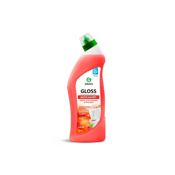 125547 Grass, Grass gloss coral, Средство кислотное для уборки санитарных зон, 750 мл