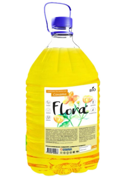 321-4,7 Flora, Мыло жидкое для рук, 4,7л (10 штук в упаковке)