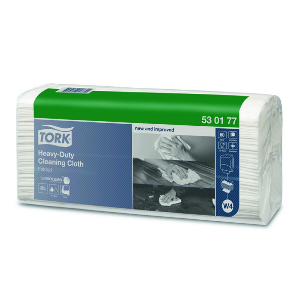 530177 _ВЫВОД_ Нетканный материал в салфетках торк цв.бел совм. с w4 60 л. в пачке (5 в уп.)