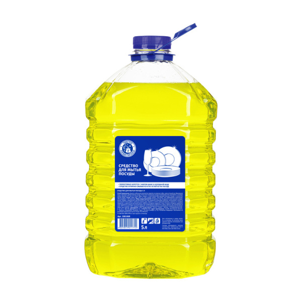 290976 Белый кролик, Эконом, Средство для мытья посуды 5 л