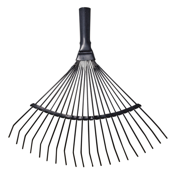 КМ000881 Грабли ширина 35 см, черенок 120 см веерные проволочные, 20 зубьев 