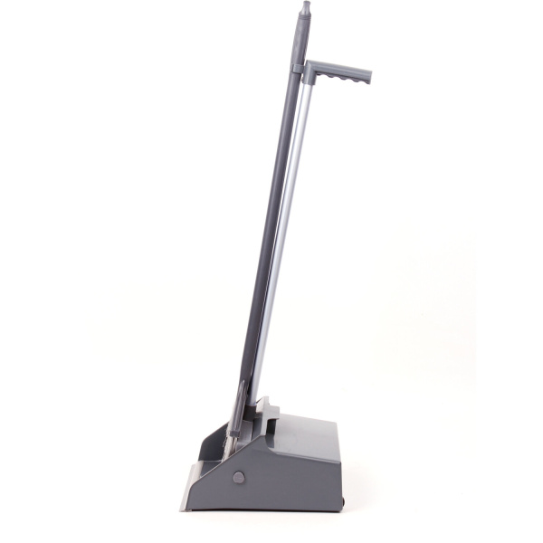 606663 Совок+щетка(комплект) для мусора ручка 80см закрывающ. laima professional