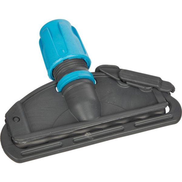 1019103 Зажим для мопа Кентукки с пластиковой клипсой, серый + синий