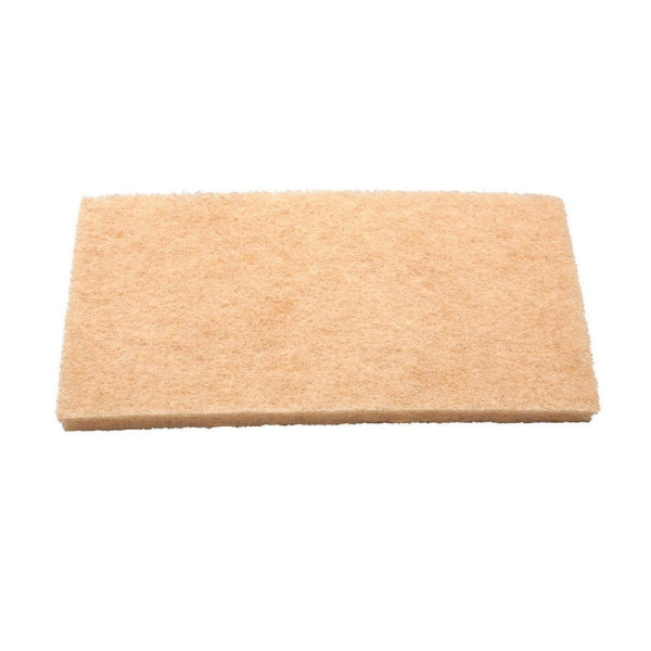 F15121 Ткань абразивная (ПАД) 250х120х25мм бежевая мягкая