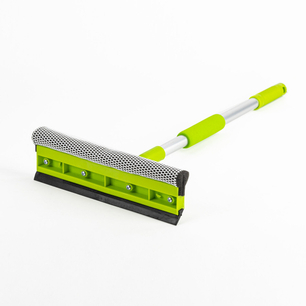 603613  Система для мытья окон(стекломой) ЛЮБАША алюмин телескоп. ручка 50-90см   (стяжка, губка, ру